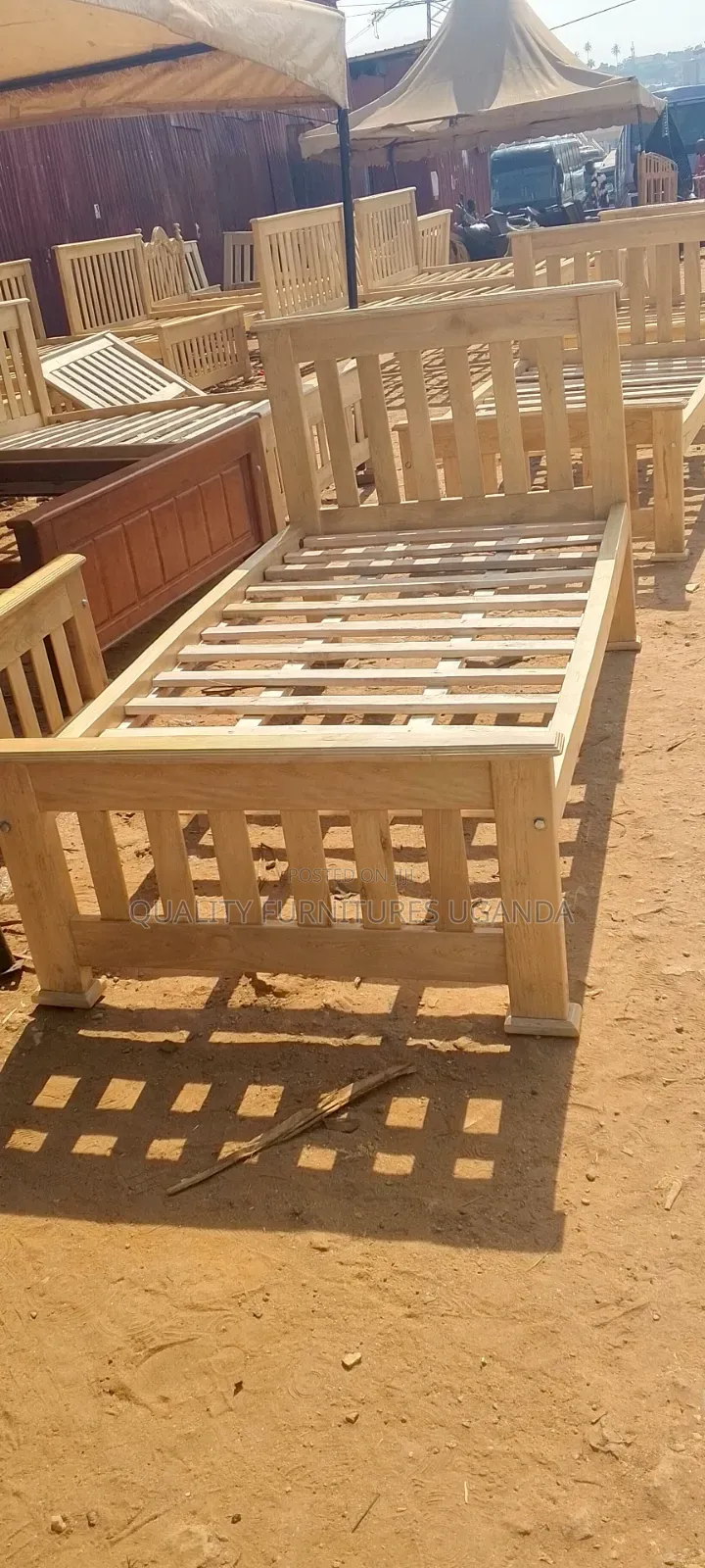 3 by 6 Bed (Strong Wooden Bed)