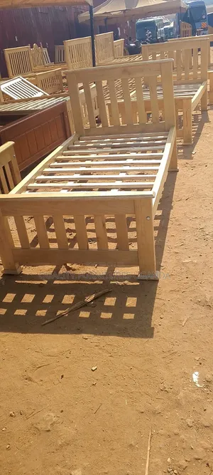 3 by 6 Bed (Strong Wooden Bed)