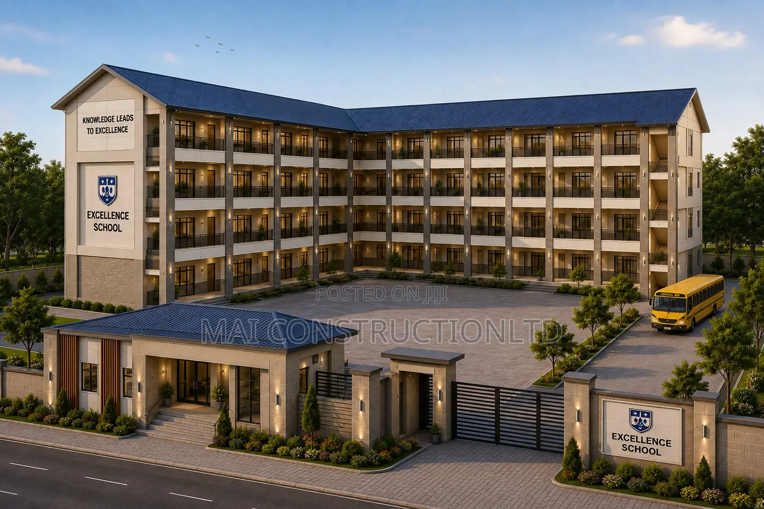 Complete 4-Storey School Design Package-28 Classrooms (Drawings BOQs