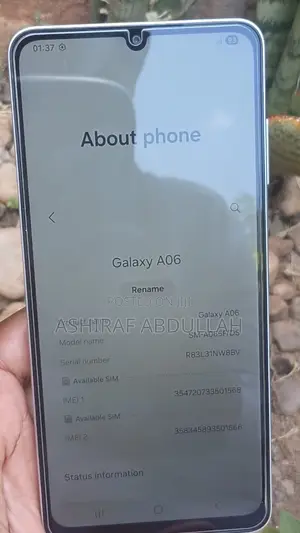 New Samsung Galaxy A06 128 GB White