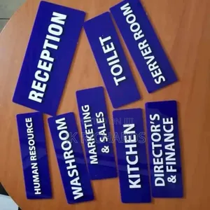 3D Foam Signs and 2D