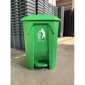 30L Pedal Trash Bin – Durable Plastic Dustbin With Lid
