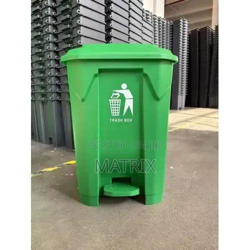 30L Pedal Trash Bin – Durable Plastic Dustbin With Lid