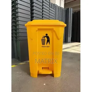 30L Pedal Trash Bin – Durable Plastic Dustbin With Lid