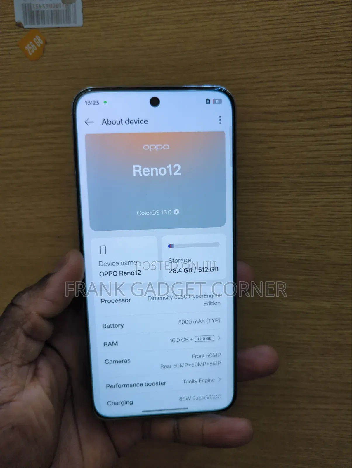 Oppo Reno12 512 GB Silver