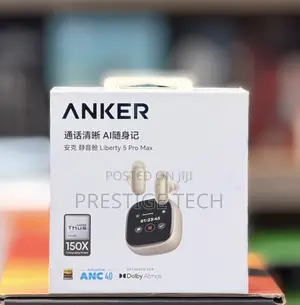 Anker Liberty 5 Pro Max Earbuds, AI Note-Taker, Best ANC and Calls