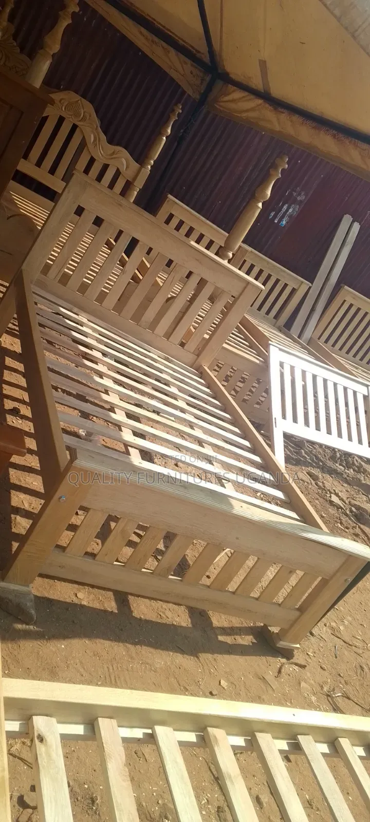 4 by 6 Couple Wooden Bed