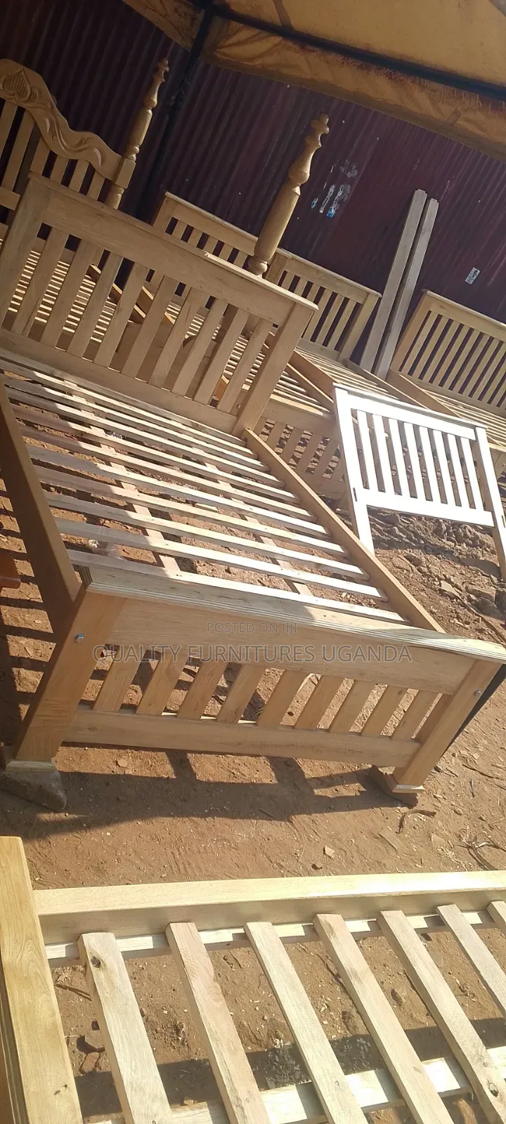 4 by 6 Couple Wooden Bed