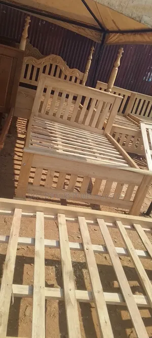 4 by 6 Rental Wooden Bed
