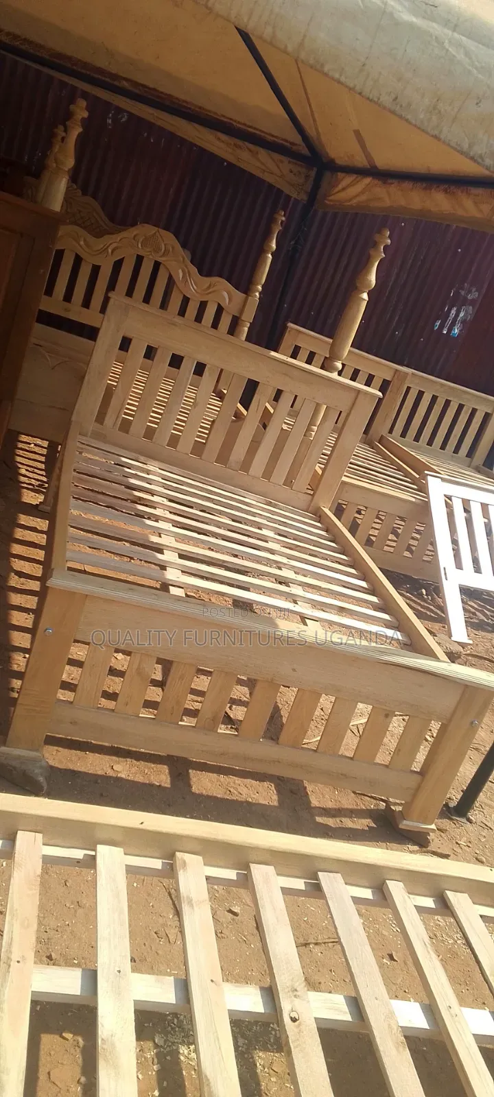 4 by 6 Rental Wooden Bed