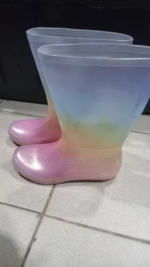 Cat Jack Kids' Rainbow Gradient Waterproof Rain Boots
