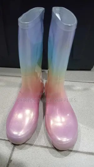 Cat Jack Kids' Rainbow Gradient Waterproof Rain Boots
