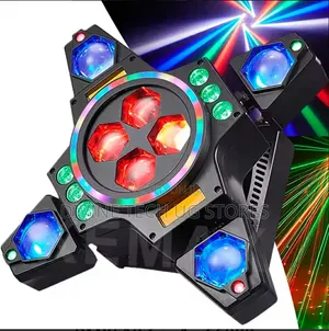 4-Arm Mini Moving Head LED Stage and DJ Party Light.