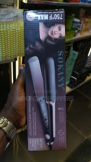 Sokany Ceramic Panel Hair Straightener Hair Adjustable Temperature