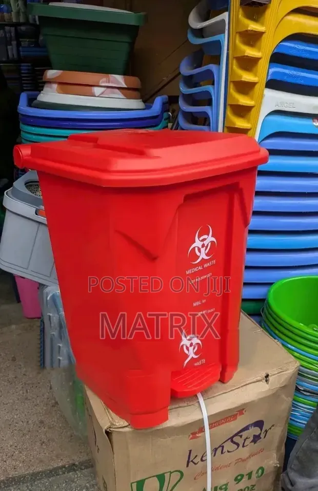 80L Medical Waste Bin – Biohazard Pedal Trash Bin