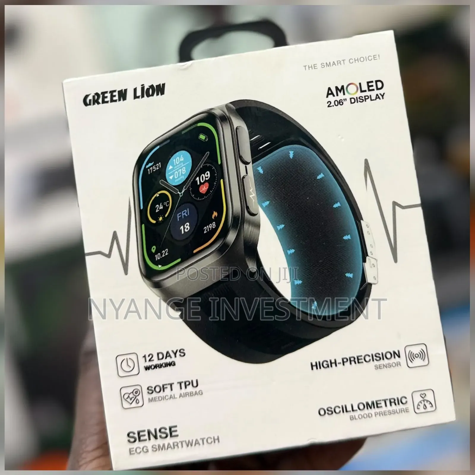 Green Lion Sense ECG Smartwatch. Smart Watch