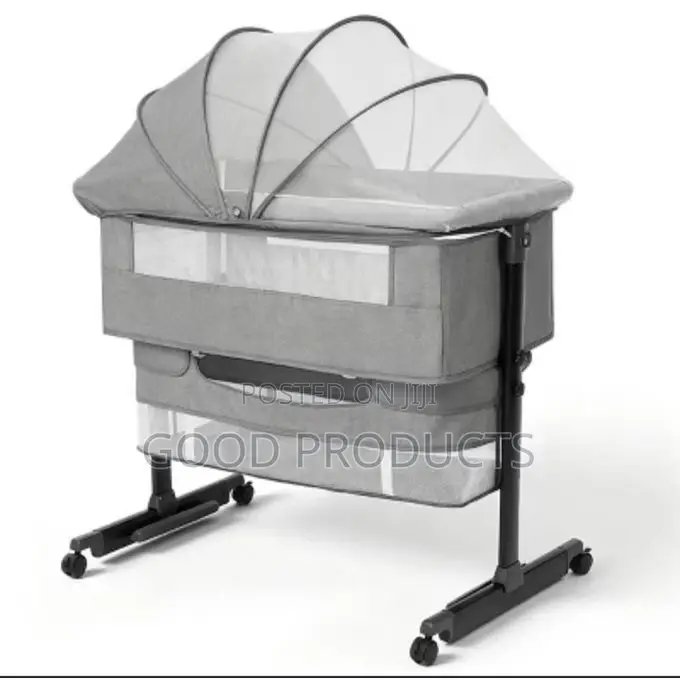Fancy Baby Bassinet Bed Side Sleeper Grey Colour