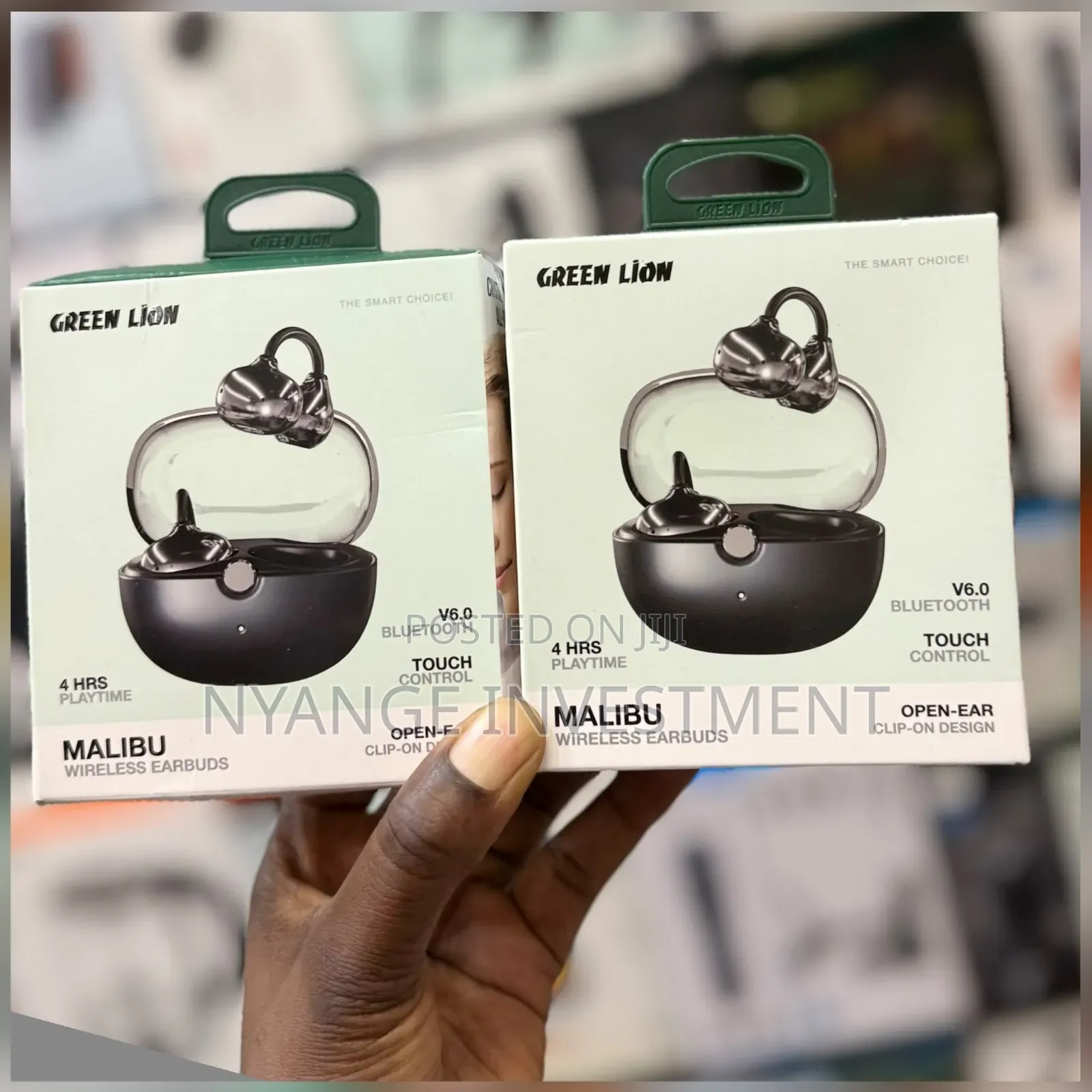 Green Lion Malibu Wireless Earbuds .