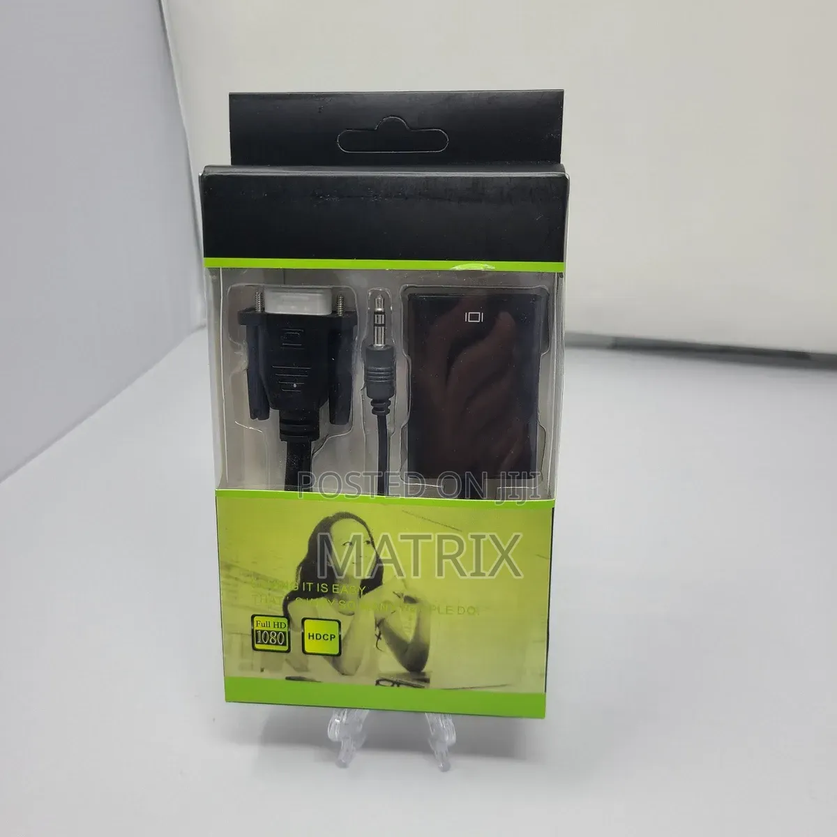 VGA + Audio to HDMI Adapter Video Cable (Converts Older VGA to HDMI)