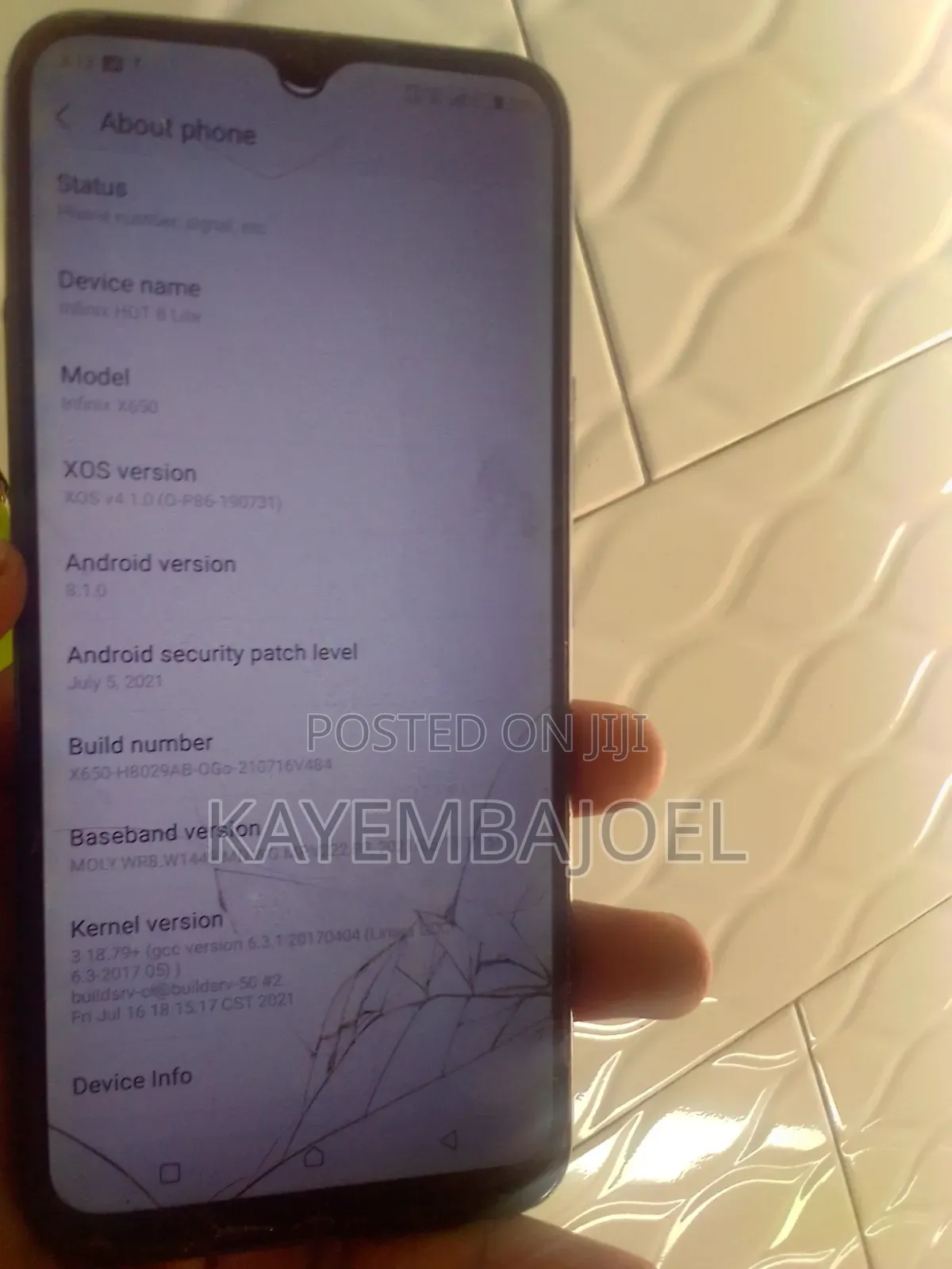 Infinix Hot 8 Lite 32 GB Purple