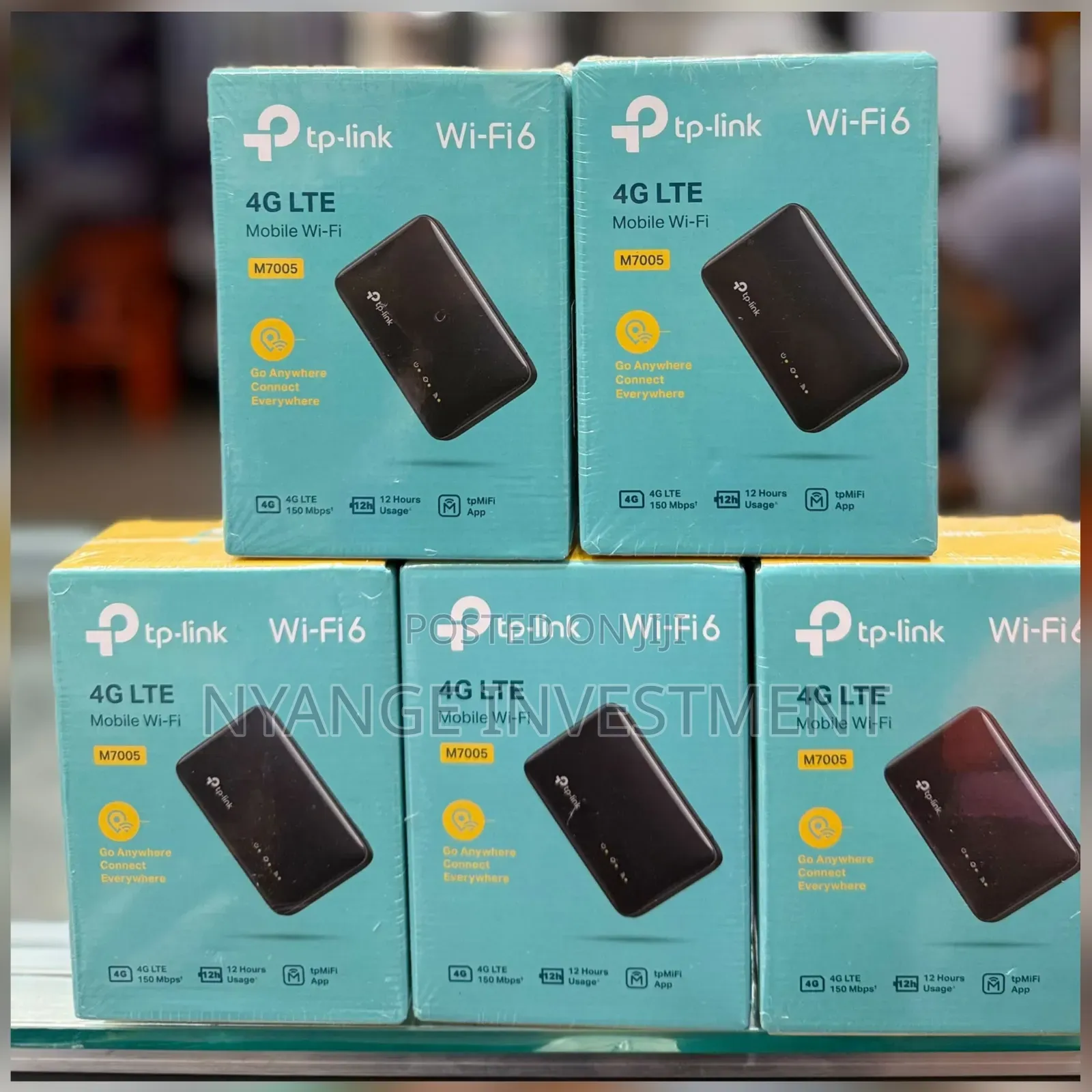 TP-Link M7005 4G LTE Mobile Wi-Fi Router, a Portable Hotspot Device.