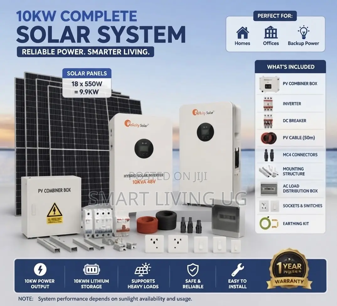 Power Your Entire Home: Complete 10kW Solar System With Lithium Backup