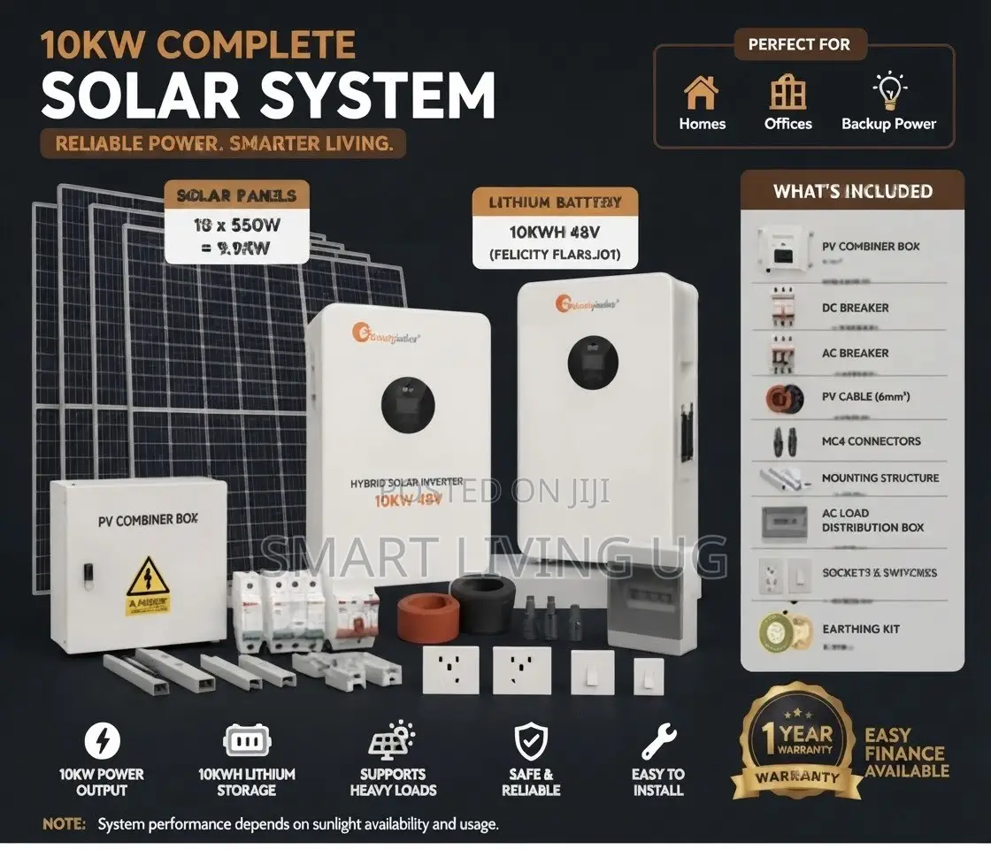 Power Your Entire Home: Complete 10kW Solar System With Lithium Backup