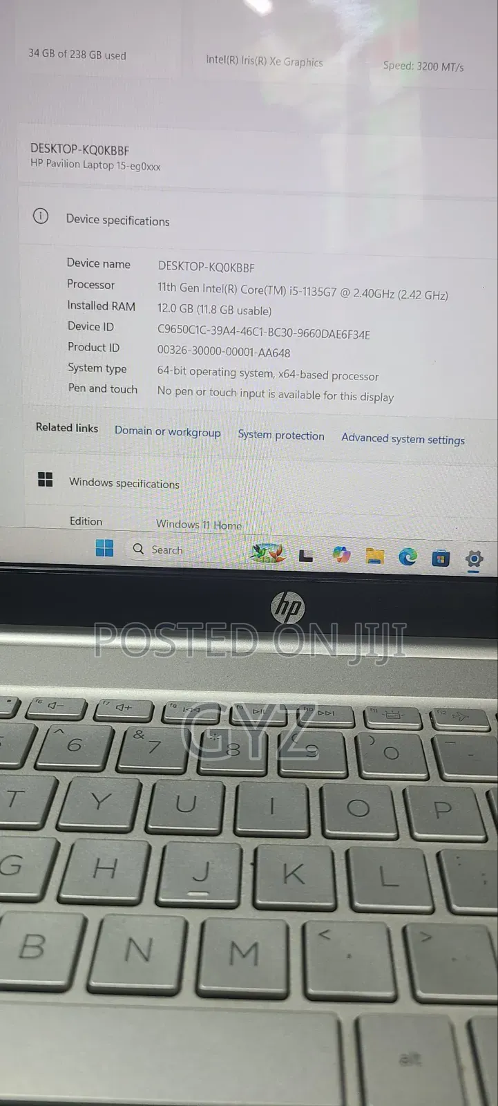 Laptop HP Pavilion 15 12GB Intel Core i5 SSD 256GB