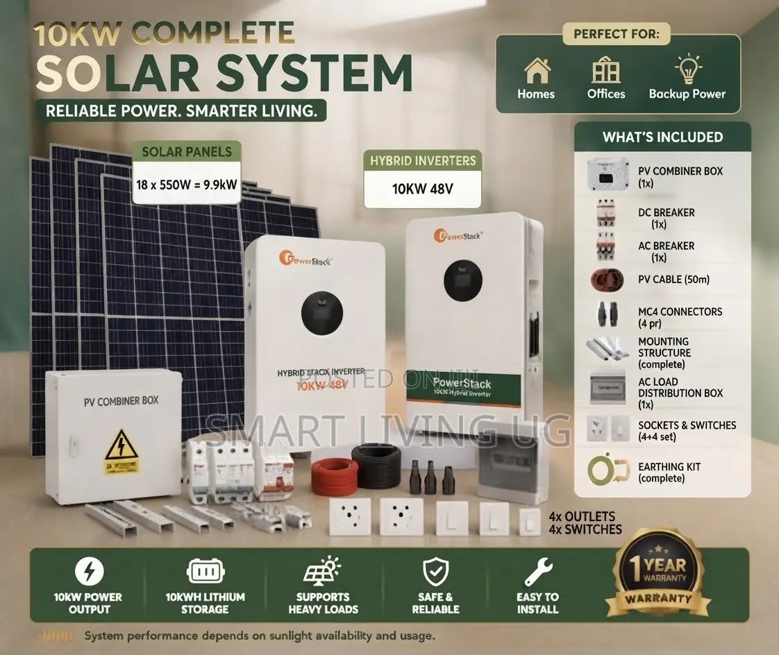 Reliable Power, Smart Living: All-in-One 10kW Solar Storage Solution