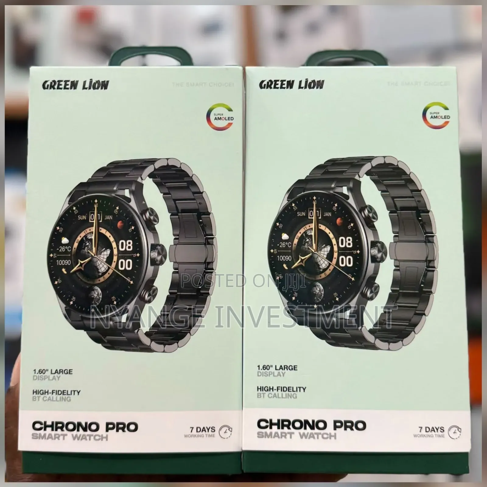 Green Lion Chrono Pro Smart Watch.