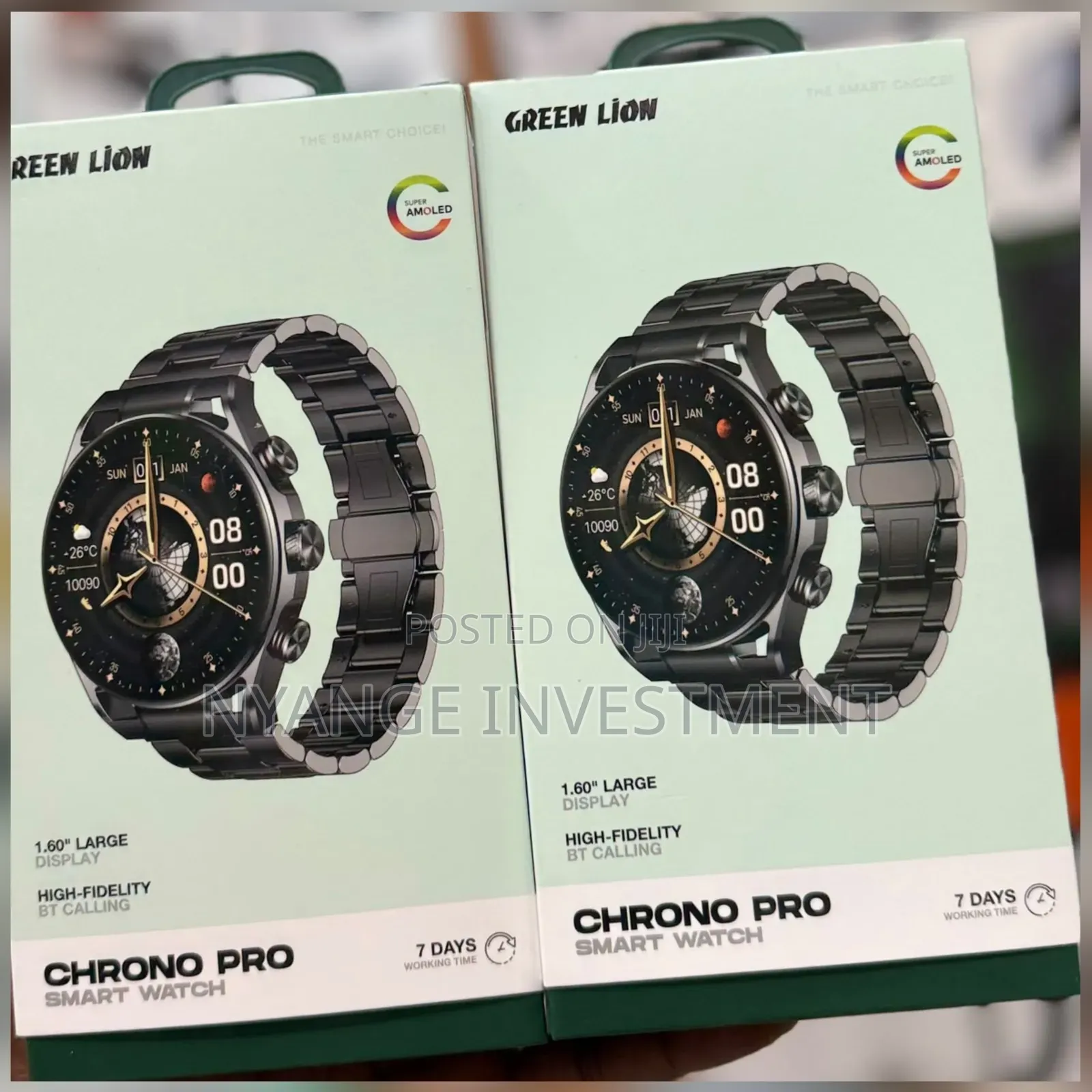 Green Lion Chrono Pro Smart Watch.