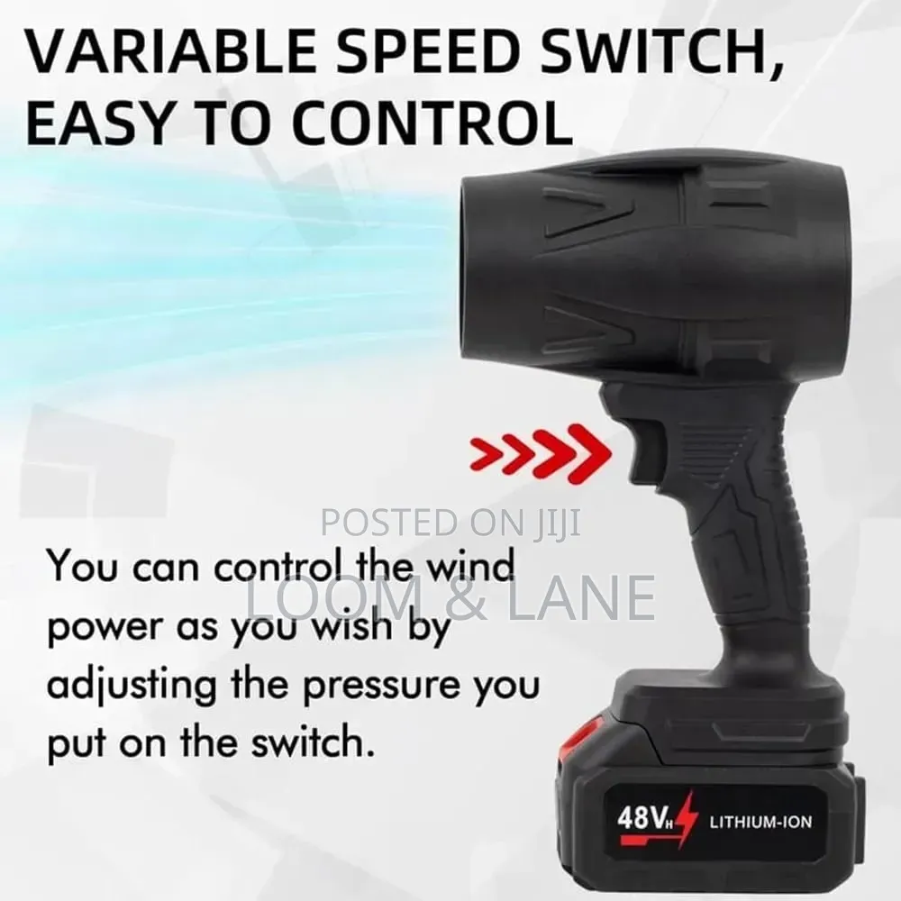 Cordless Heavy-Duty Leaf Blower(Turbo Jet Blower)