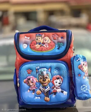3d- Theme Kids' Starter Backpack, School Bag With Pencil Pouch