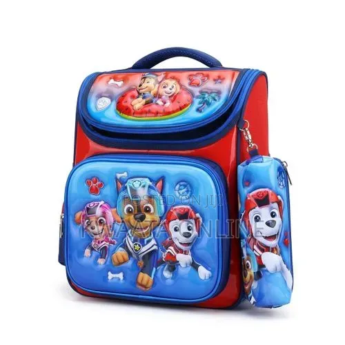 3d- Theme Kids' Starter Backpack, School Bag With Pencil Pouch