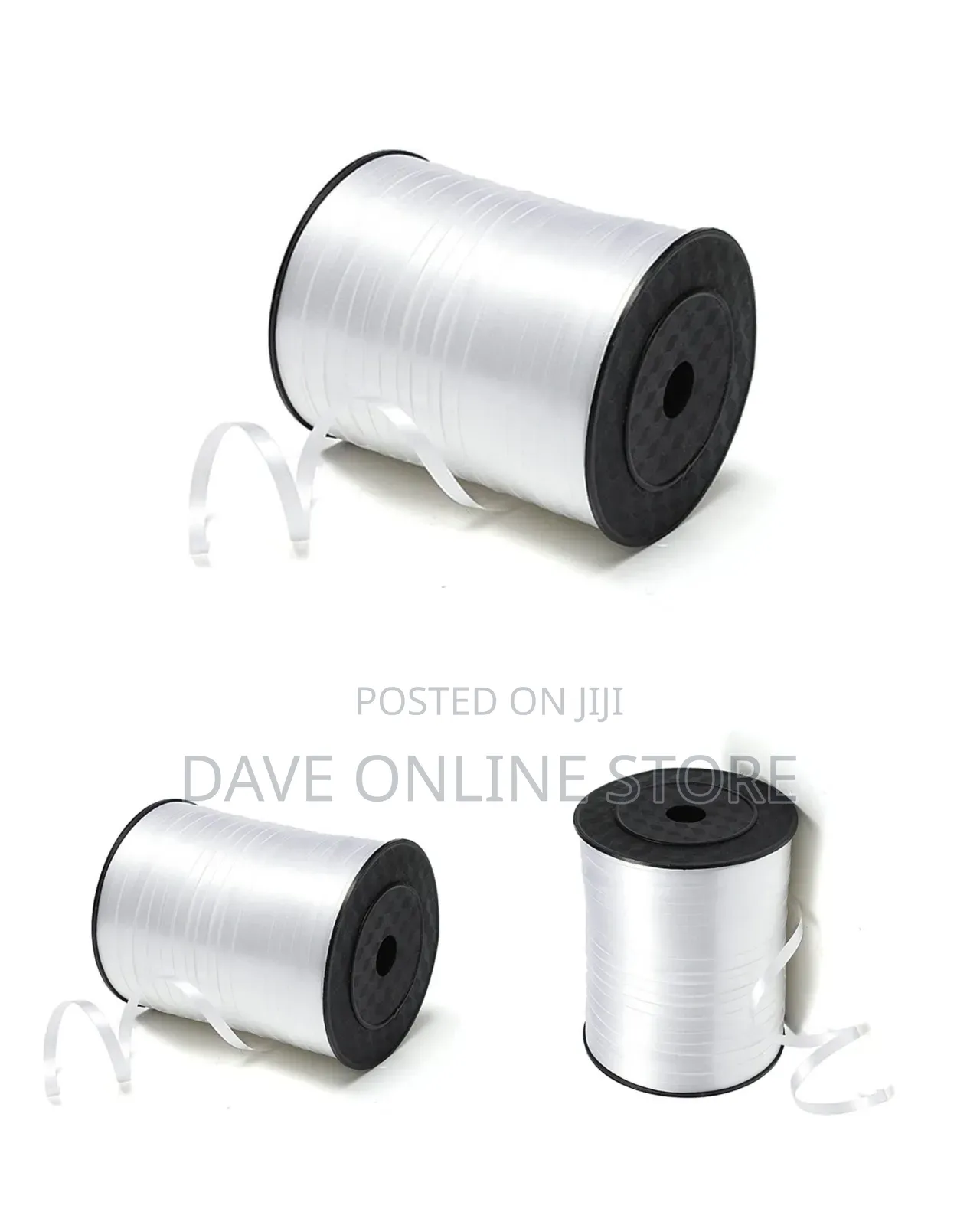 White Curling Ribbon