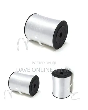White Curling Ribbon