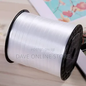 White Curling Ribbon