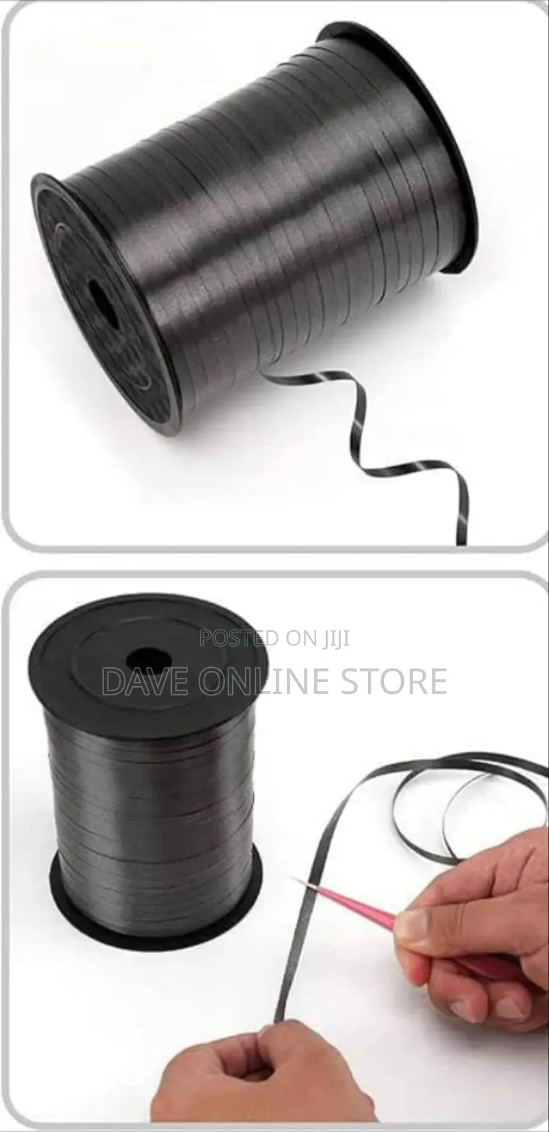 Black Curling Ribbon