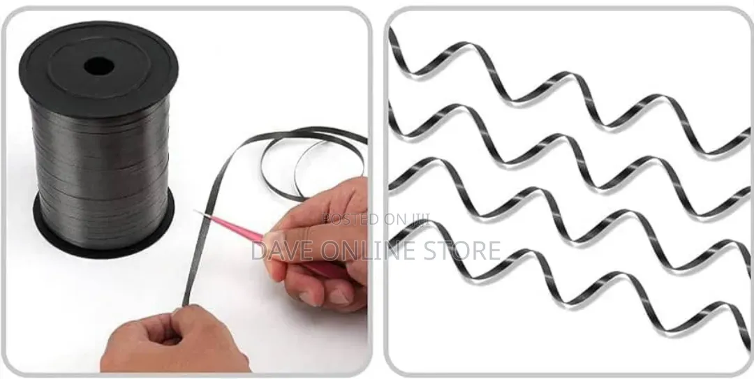 Black Curling Ribbon