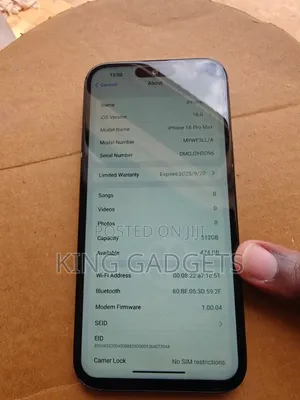 Apple iPhone 16 Pro Max 512 GB Black