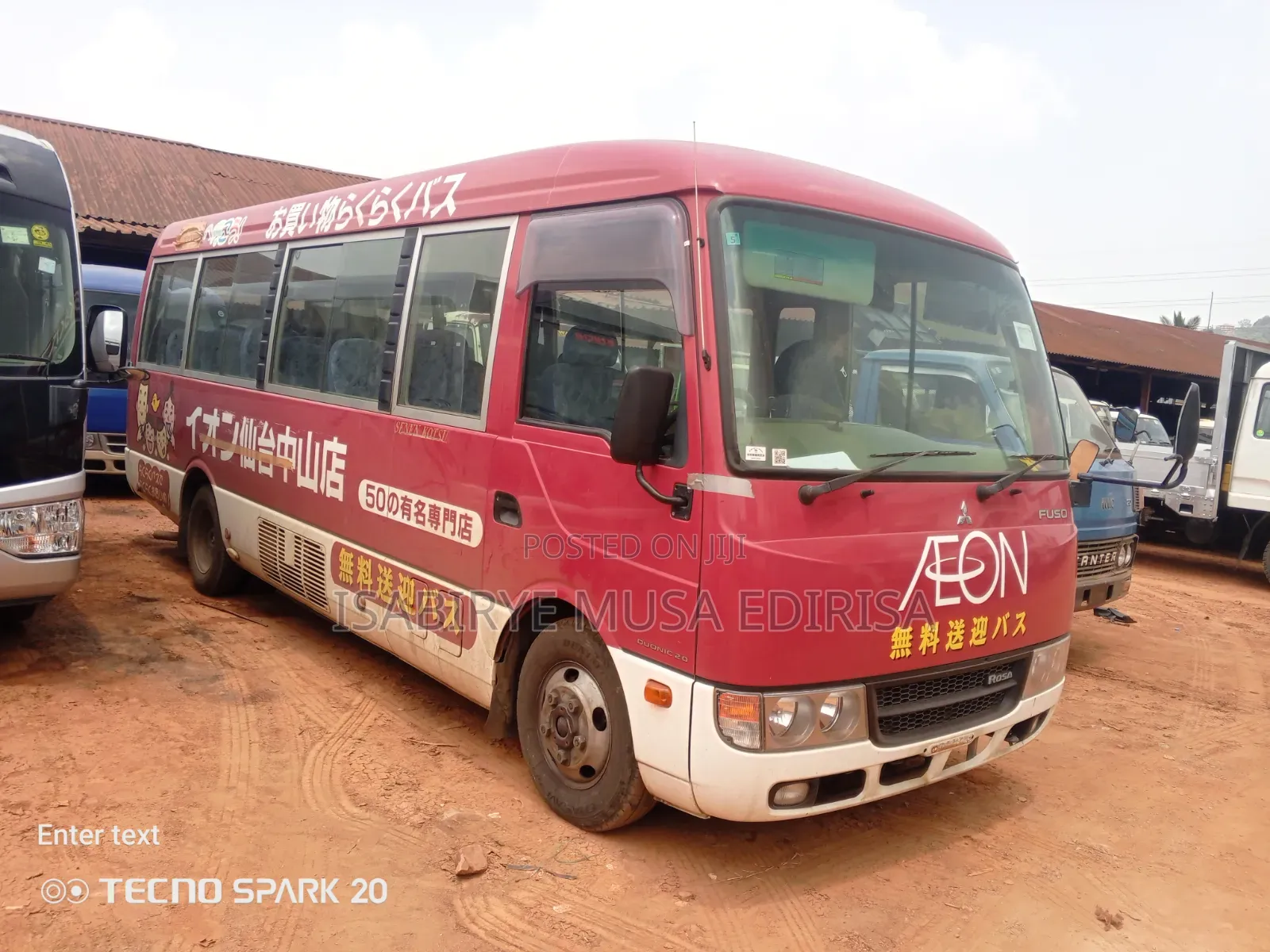 Toyota Coaster 2017 Red