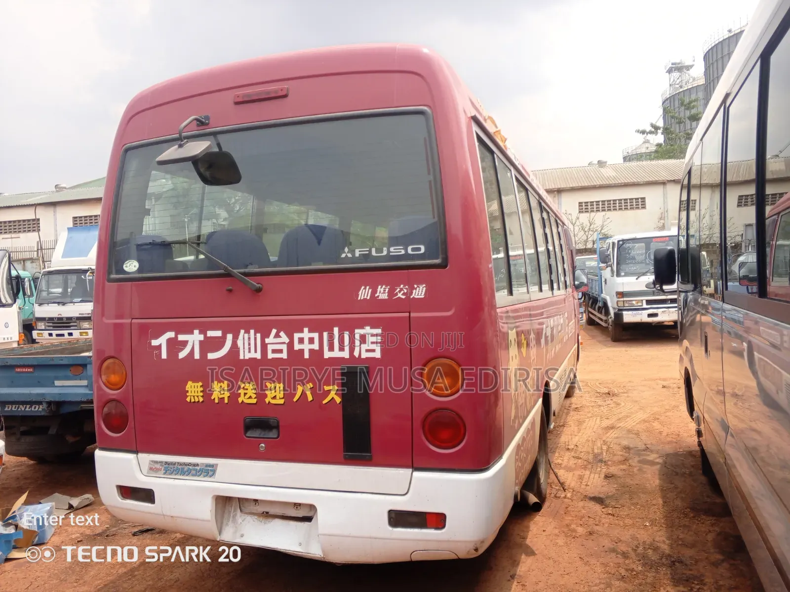 Toyota Coaster 2017 Red