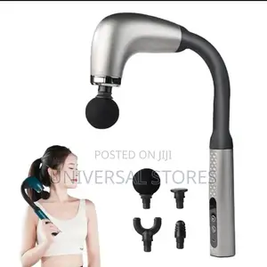 Extended Handle Gun Massager Rechargeable Home Handheld Hammer