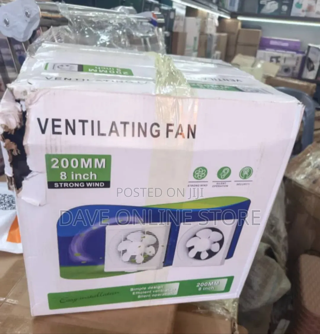 8-Inch (200mm) Wall-Mounted Ventilating Fan