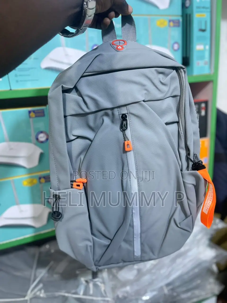 Laptop Backpack/Travel Bag(minimalist Black/Gray)