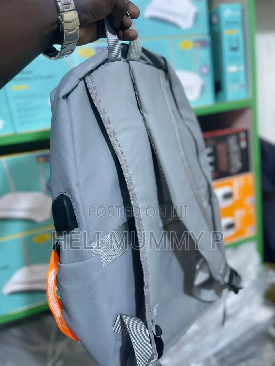 Laptop Backpack/Travel Bag(minimalist Black/Gray)
