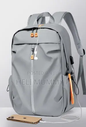 Laptop Backpack/Travel Bag(minimalist Black/Gray)