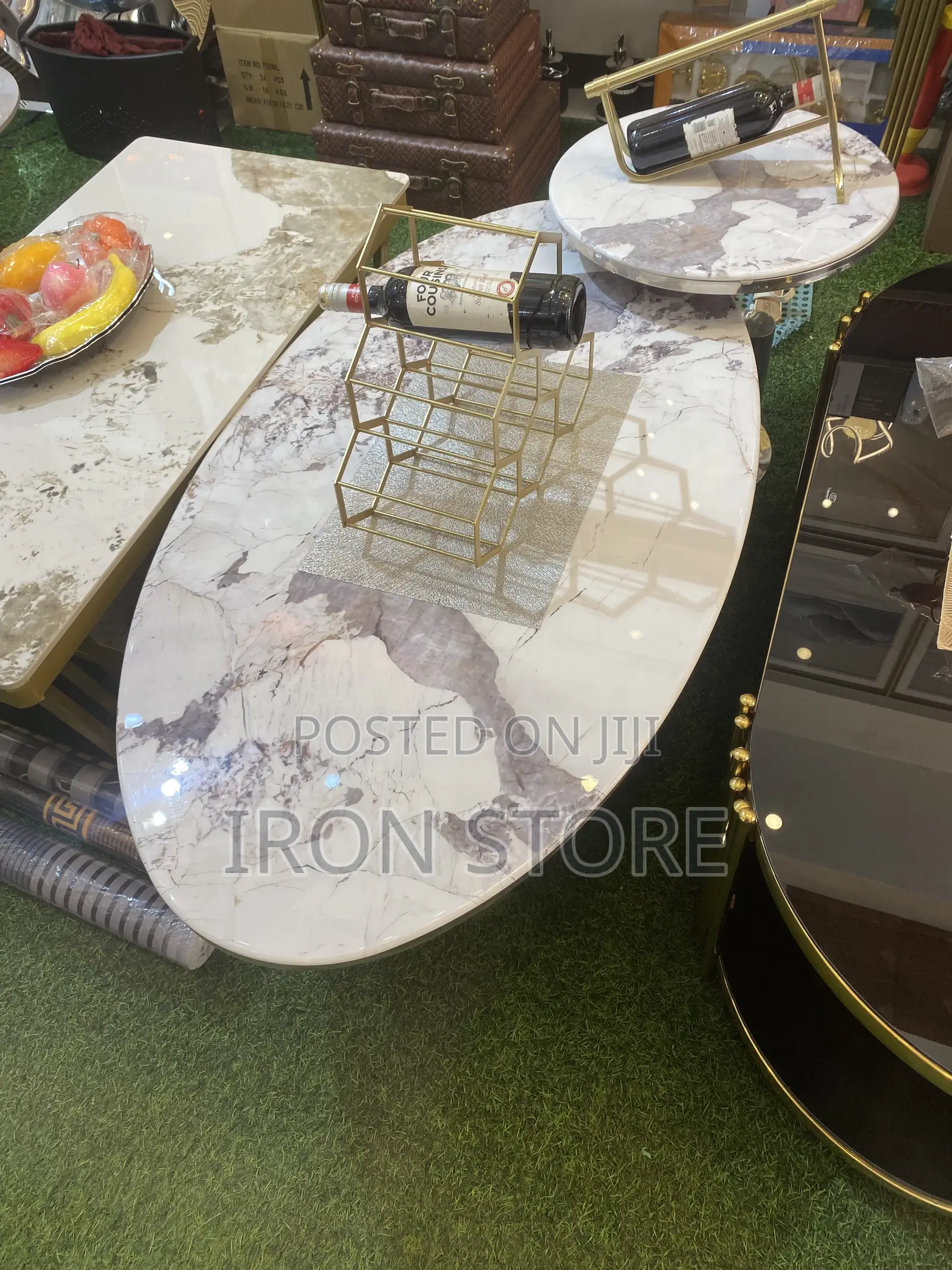 Marble and Glass Tables