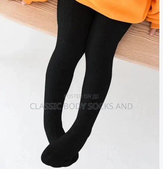 Black Long Lasting Children's Body Socks - UK Brand