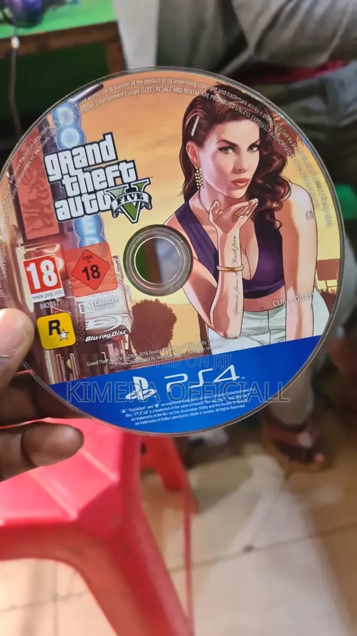 Grand Theft Auto v GTA 5 Premium Edition PS4 Game CD Original Disc